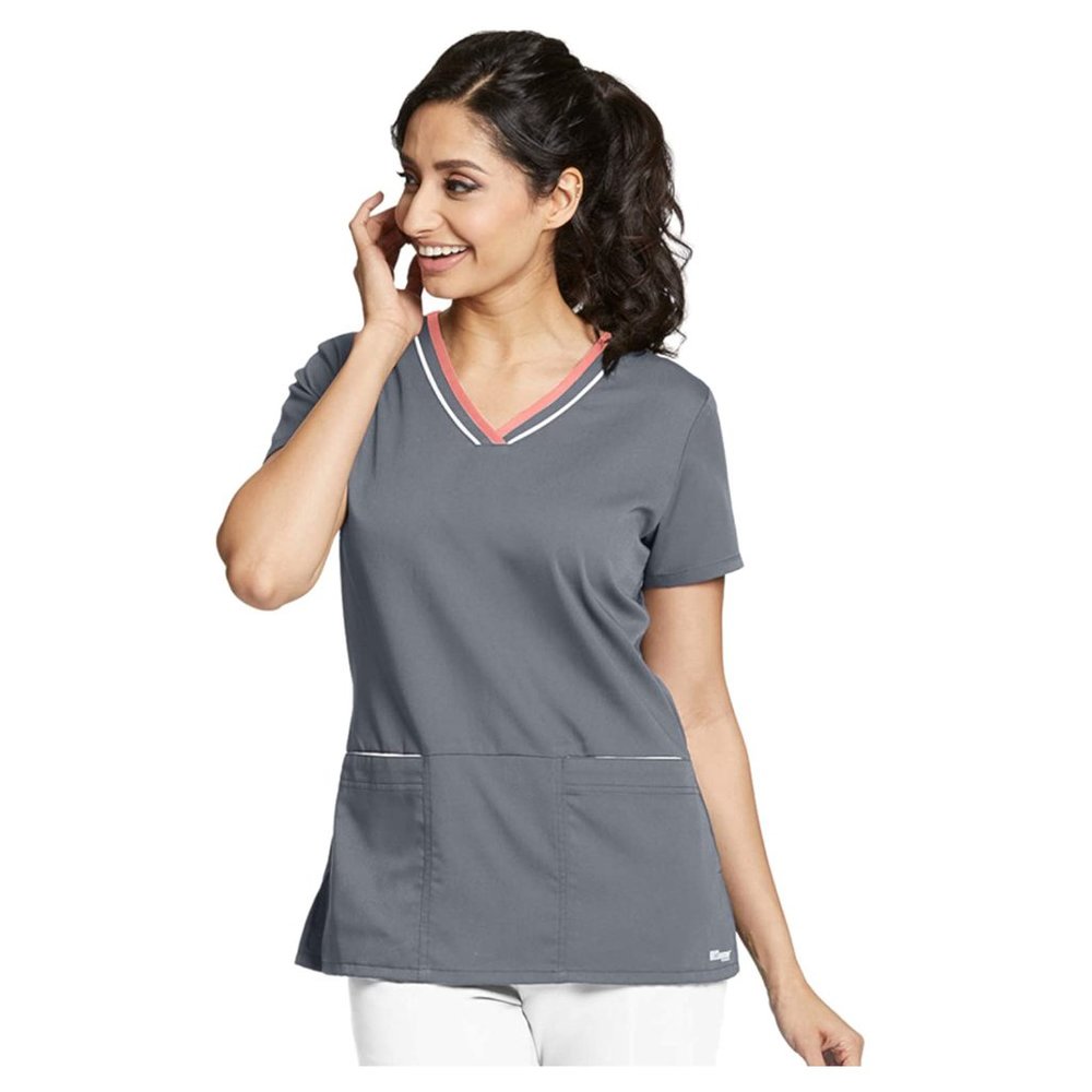 Grey's Anatomy Active Color Block V-Neck Scrub Top